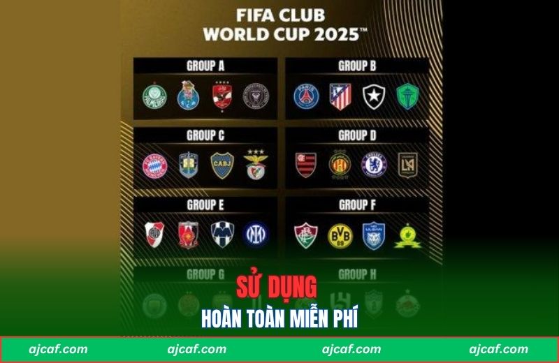 Sử dụng hoàn toàn miễn phí